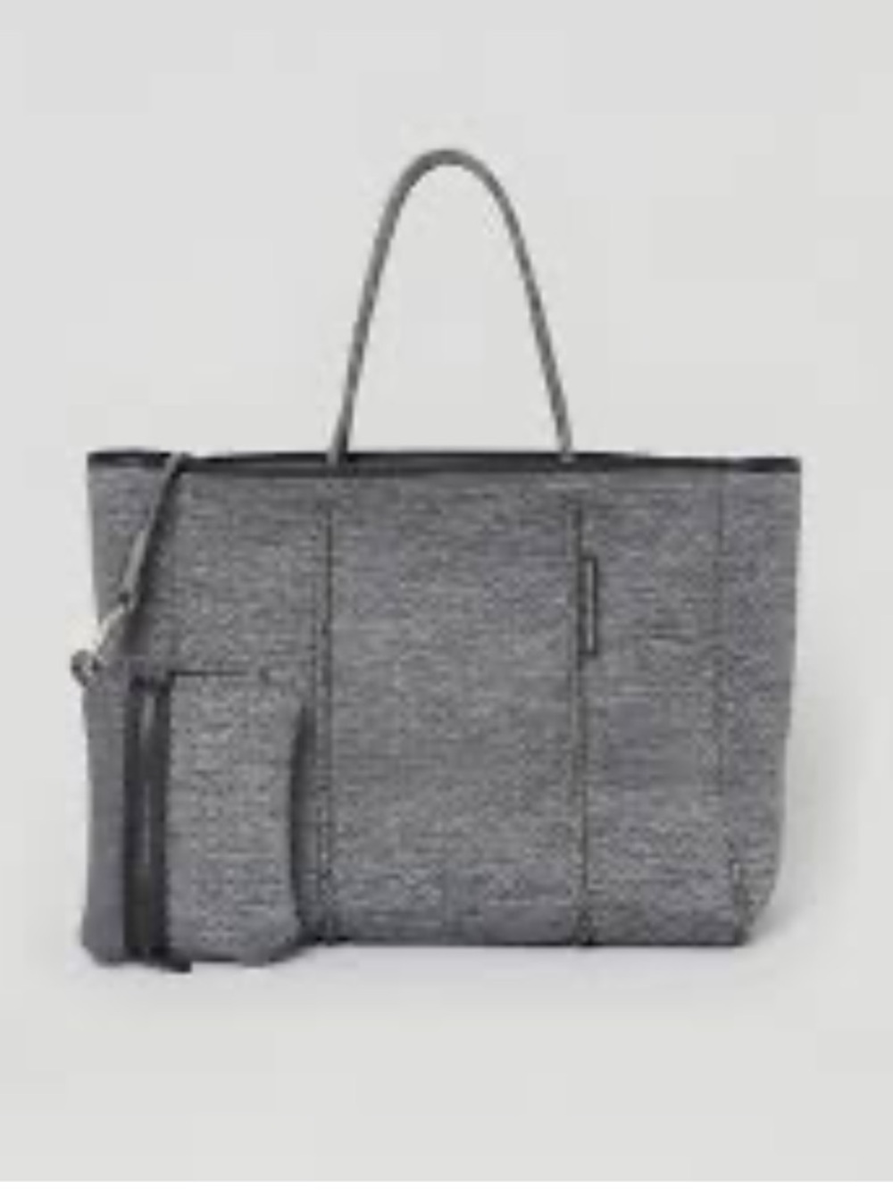 STATE OF ESCAPE Gray Perforated Neoprene Tote